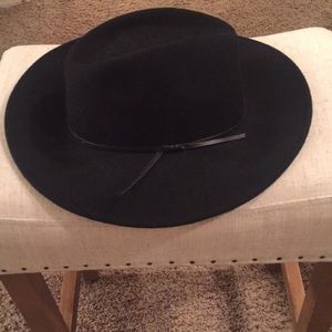 Reiss black fedora